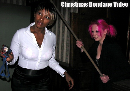 Christmas bondage video The saniterium psycho lesbian goth girl tying up sexy lesbians wanting revenge she was trussed up like a turkey hogtied bound and gagged